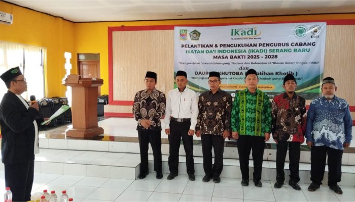 Pelantikan Pengurus IKADI Serang Baru